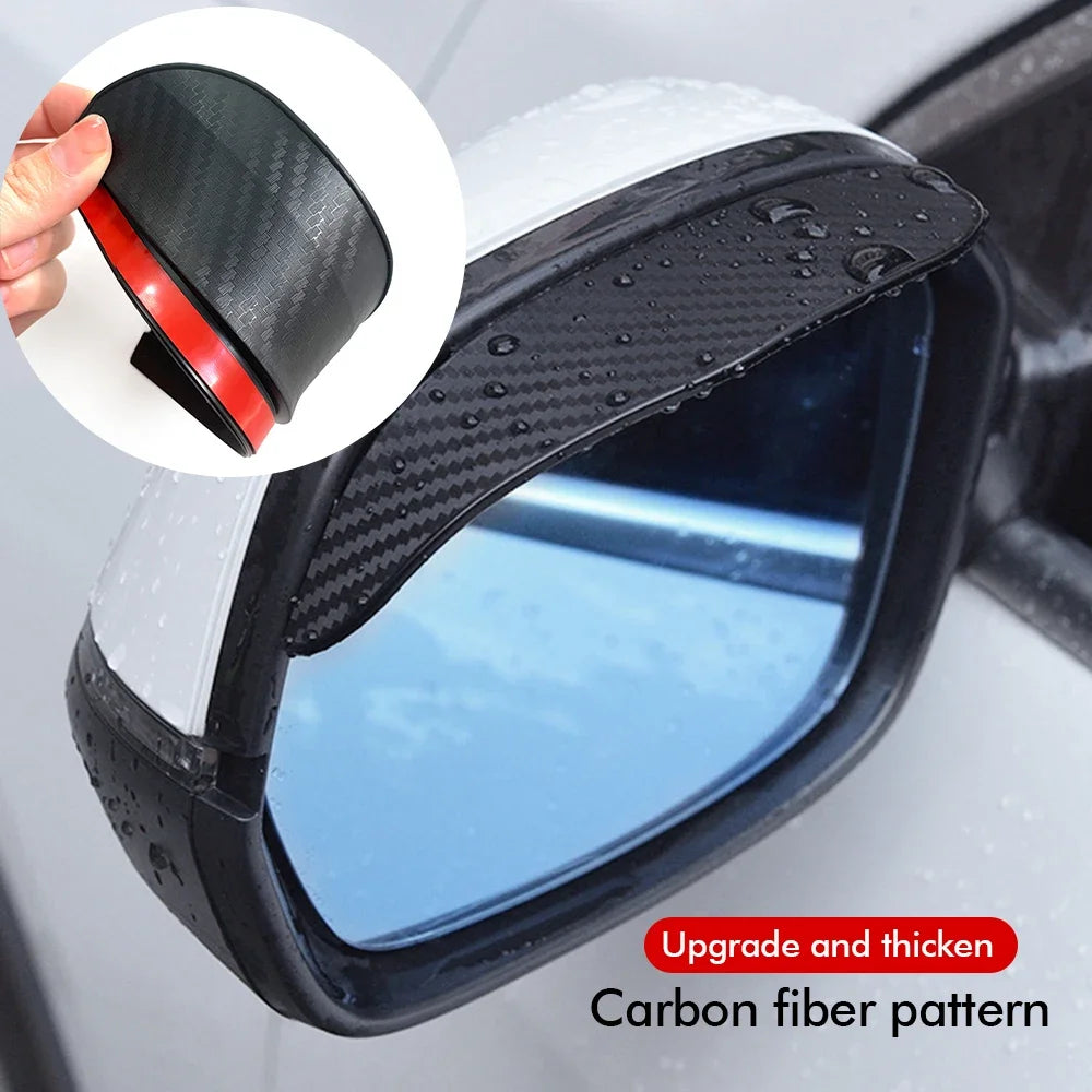 EZ 2-Pack Universal Car Mirror Rain Guards