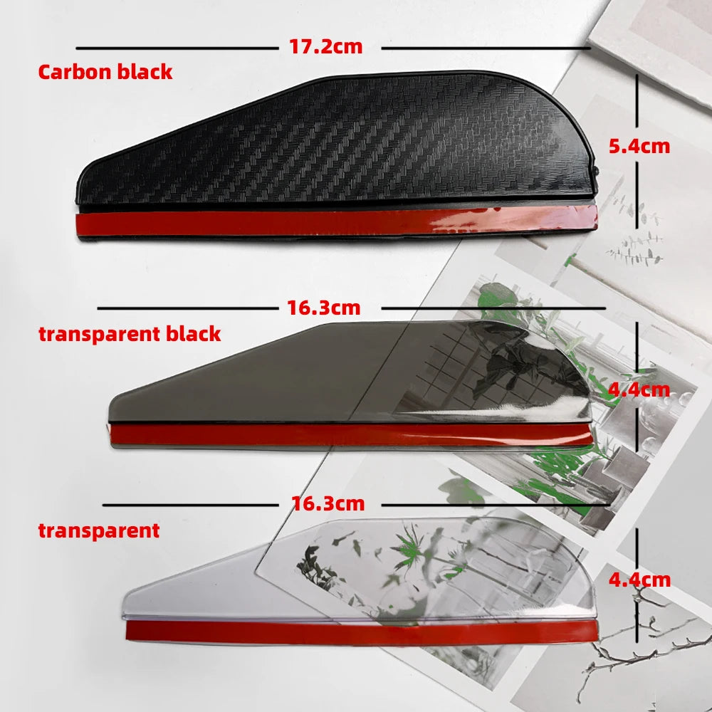 EZ 2-Pack Universal Car Mirror Rain Guards